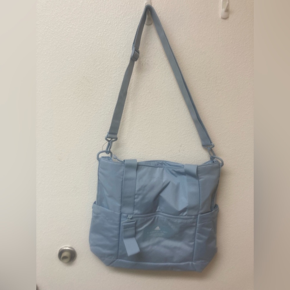 NWOT Adidas Light Blue Tote Weekender Bag